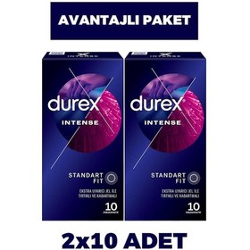 Resim Durex Intense Prezervatif 10'lu 2 Adet 