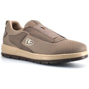 Resim King Paolo D1092 Flex Walk - Vizon - Erkek Ayakkabı,tekstil Spor Ayakkabı-vizon Vizon 