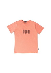Resim No Fear Somon Önü Baskılı Bisiklet Yaka Kısa Kol Erkek Çocuk Penye T-shirt Somon 