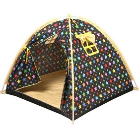 Resim Abbie Renkli Yıldızlar Oyun Çadırı Sarı 