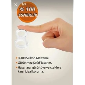 Resim Karokstore Ktn Aksesuar Kapı Kolu Stoperi, Kapı Arkası Duvar Koruyucu Tampon, Silikon Durdurucu, Pencere Kolu Stoperi (12) 