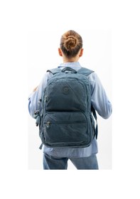 Resim Baginn Kadın Sırt Çantası Hafif Kumaş Çok Cepli Kabin Boy Seyahat Çantası 43 30 Cm Unisex Okul Çantası Mavi 