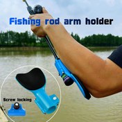 Resim Ergonomik Kol Ağırlık Tabanlı Sağlam Balıkçılık Çubuğu Tutucusu - Döner/Atma Çubuklarıyla Uyumlu, Hızlı Çözme Kilitleme Mekanizmasına Sahip - Plaj, Kıyı, İskele ve Bot Avcıları İçin Ideal (Mavi/Siyah) Bir Ellemeli & İki Elli Olta Kamışları ile uyumludur. Oltacınız İçin Harika bir hediye! 