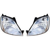 Resim Depo Fiesta Uyumlu Ön Far Lamba Takımı Sol Sağ Makyajsız Kasa 2002-2006 