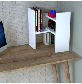 Resim Emkawood Emkawood Libro Masa Üstü Kitaplık 