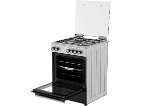 Resim Tecna Tf 604G Turbo Fanlı 4 Gözü Gazlı Ocaklı Tam Boy Fırın 