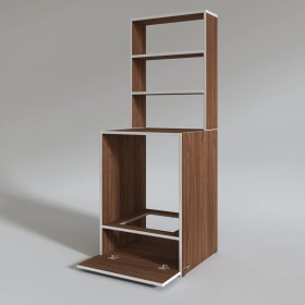 Resim Kenzlife ankastre fırın dolabı bengisu cvz 165*60*56 mutfak kapaklı 