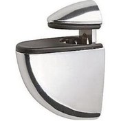 Resim Pelikan Cam Raf Tutucu Etejer Parlak Krom Metal Kırılmaz 