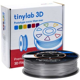 Resim Tinylab 3D 1.75 Mm Gümüş Abs Filament 