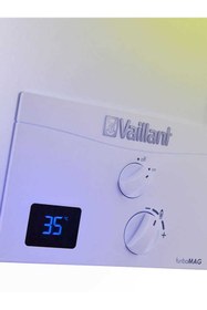 Resim Vaillant (Baca Dahil) TurboMag 12 Lt. Doğalgazlı Hermetik Şofben 