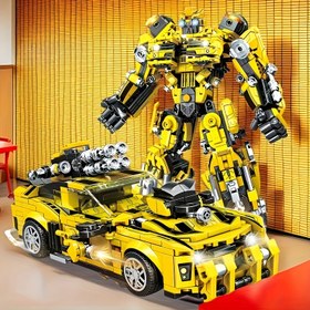 Resim Değişen Araba 2'si-1 Arada Model Yapım Seti, 1000'den Fazla ABS Yapı Blokları, Ev Dekorasyonu için Yaratıcı Yapı Blokları, Noel/Halloween/Şükran Günü İçin İdeal Hediye, Dayanıklı Yapı Oyuncak Seti | Canlı Görünüm 
