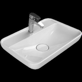 Resim Cerastyle Turkuaz Lal Tezgah Üstü Lavabo 60*42 Cm 