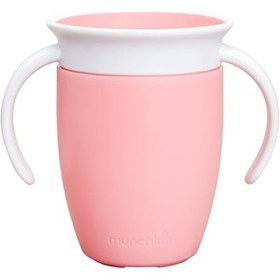 Resim Munchkin Mucize 360° Alıştırma Bardağı 6 Ay+ 207 ML Pembe 
