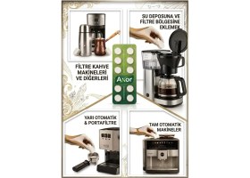 Resim Vestron Kahve Makinesi Temizleme Tableti | 10'lu Ekonomik Premium Italy 