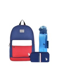 Resim U.s. Polo Assn. Sırt Çantası + U.s. Polo Assn. Kalem Çantası - Suluk + Matara 2 Çok Renkli 