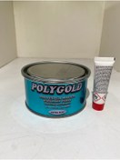 Resim yb yılmaz boya POLYGOLD ÇELİK MACUN 500 gram 