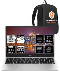 Resim HP 250 G10 Intel Core i5 1335U 48GB RAM 256GB SSD 15.6'' FHD FDOS 8A538EA & PER4 ÇANTA 