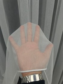 Resim Düz Tül Perde Ütü İstemez Ttm Tül 1/2,5 Orta Pile Kırık Beyaz 