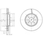 Resim DELPHI BG3989 FREN DİSKİ ÖN ASTRA H 04- COMBO 01- MERIVA A 03- HA 