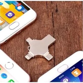 Resim Otg 4in1 Cep Telefonu Çok Fonksiyonlu Usb Flash Bellek 64 Gb Type-c, Micro Sd Ve Kart Okuyucu 