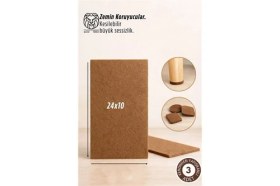 Resim 3^lü Premium Zemin Koruyucu Keçe 24X10CM Mobilya Ayak Koruyucu 