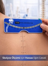 Resim FTRMALZEMECİM Skolyometre Skolyoz ölçüm cetveli 