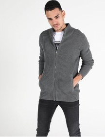 Resim Colin's Slim Fit Erkek Gri Melanj Hırka CL1050050_Q1.V2_MGA 
