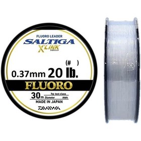 Resim Daiwa Saltiga X Link 20lb 0.37mm 30m Fluorocarbon Misina 