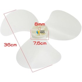 Resim Ozba Ticaret Goldmaster Uyumlu GM 7927 Ferah Vantilatör Yumuşak Pervane 