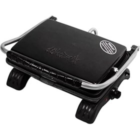 Resim Allians Organik Demir Döküm Tost Makinesi 1800W Siyah, Sağlıklı ve Dayanıklı 