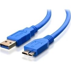Resim Boblov USB 3.0 Taşınabilir Harddisk Micro B Harici Disk Kablosu 30 cm 
