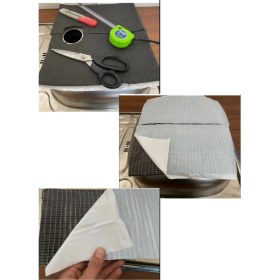 Resim Kl Home Şangırtı Şungurtu Ses Son - Lavabo Evyeler Paslanmaz Altına Ses Kesici Yalıtım 30X15CM-2PARÇA 