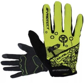 Resim SARİSSA BİSİKLET Forte GT Xbyc HJ 0273 Uzun Parmaklı Eldiven XL Beden Bisiklet Eldiveni Yeşil 