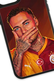 Resim Galatasaray Noa Lang Gol Sevinci Cam Telefon Kılıfı - iPhone 13 