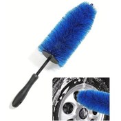 Resim Fochsia Büyük Boy Mavi Detay Fırçası Lastik Fren Tozu Temizleyici Motor Köşe Arası Temizlik Aleti 