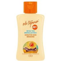 Resim Eda Taşpınar SPF 20 Beyaz Ten Bronzlaştırıcı 50 ml 