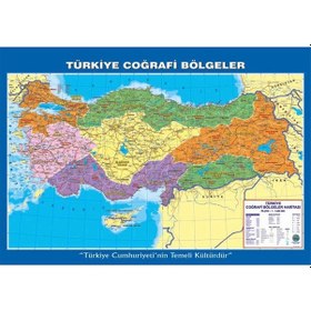 Resim Artı Türkiye Coğrafi Bölgeler Haritası 70X100 