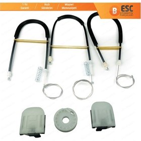 Resim Ford Mondeo MK4 BA7 2007-2015 4/5 Kapı İçin Ön Sol Cam Kriko Seti 