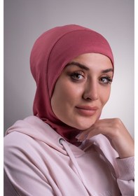 Resim Hürrem Bone Gül Kurusu Pratik Hazır Geçmeli Bone Viskon Kumaş Hijab Spor 2106 Gül Kurusu 