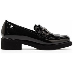 Resim Nero Black Oxford Klasik Kadın 844859ds Donna Serena 4859 Lız Fıl Ner Acc Ner X Jf Siyah 