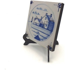 Resim Hollanda Deseni Baskılı Mdf Masaüstlük 10x10 613 