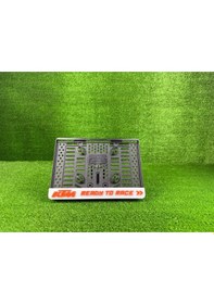 Resim Ktm Ready To Raca Uyumlu 3d Kabrtmalı Pleksi Motor Plakalığı 