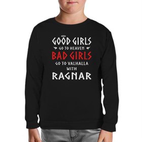 Resim Vikings - Valhalla Siyah Çocuk Sweatshirt 