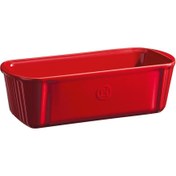 Resim Emile Henry Fırın Kabı Baton 13 x 31 cm Kırmızı/Burgundy 