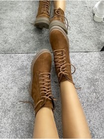 Resim volante Kadın Taba Süet Bot&bootie&postal 