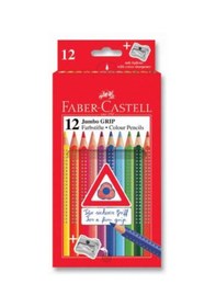 Resim Faber-Castell Jumbo Grip Boya Kalemi. 12 Renk 