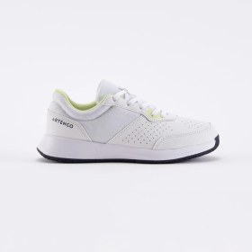 Resim Decathlon ARTENGO Çocuk Bağcıklı Tenis Ayakkabısı - Beyaz / Sarı - Essentıel 