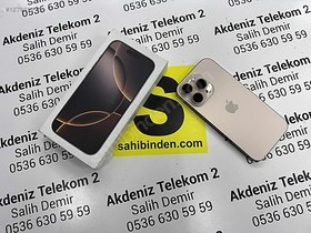 Resim Apple iPhone 16 Pro İkinci El YD | 256 GB | Çöl Titanyum 