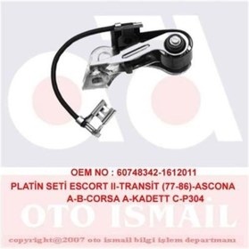 Resim BOSCH 1237013044 PLATIN 
