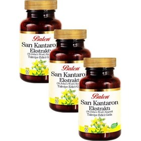 Resim Balen Sarı Kantaron Ekstraktı (St. John's Wort) 375 MG 3x60 Kapsül 